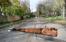 Always consider any downed line to be energized.